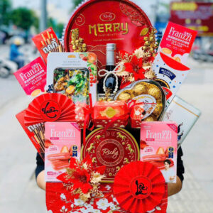 Giỏ bánh kẹo nhập khẩu Vip – XM402