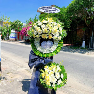 Lẵng hoa kính viếng - XM255