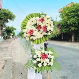 Lẵng hoa kính viếng - XM256