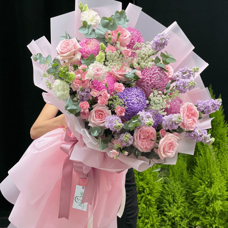 Xí Muội Fruits & Flowers chuyên nhận hoa bó theo yêu cầu